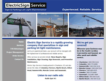 Tablet Screenshot of electricsign.net